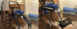 Chair with backbending attachement