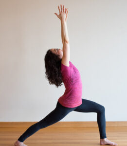 Virabhadrasana I. Photo credit: Tracy Jean Wong